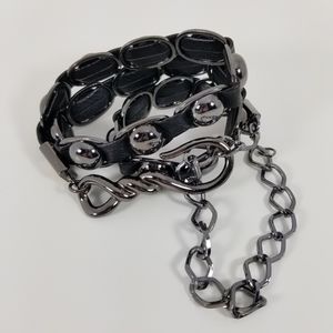 Studded fashion belt